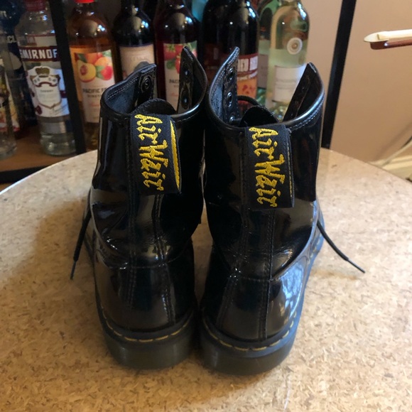 Black Patent 1460w Doc Martens - Picture 3 of 5